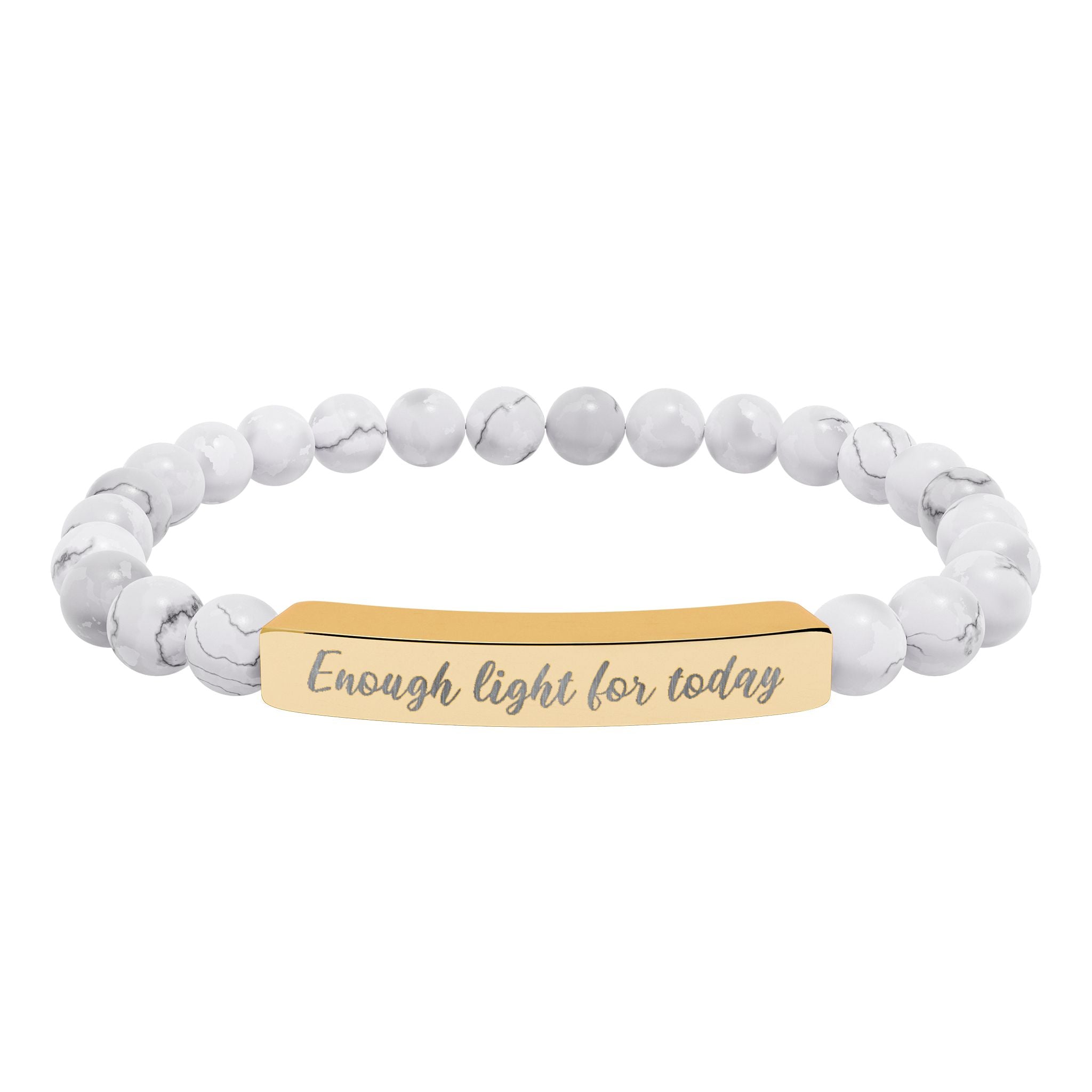 ENOUGH LIGHT FOR TODAY NATURAL STONE BRACELET