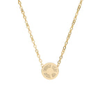 ENOUGH LIGHT FOR TODAY CIRCLE NECKLACE