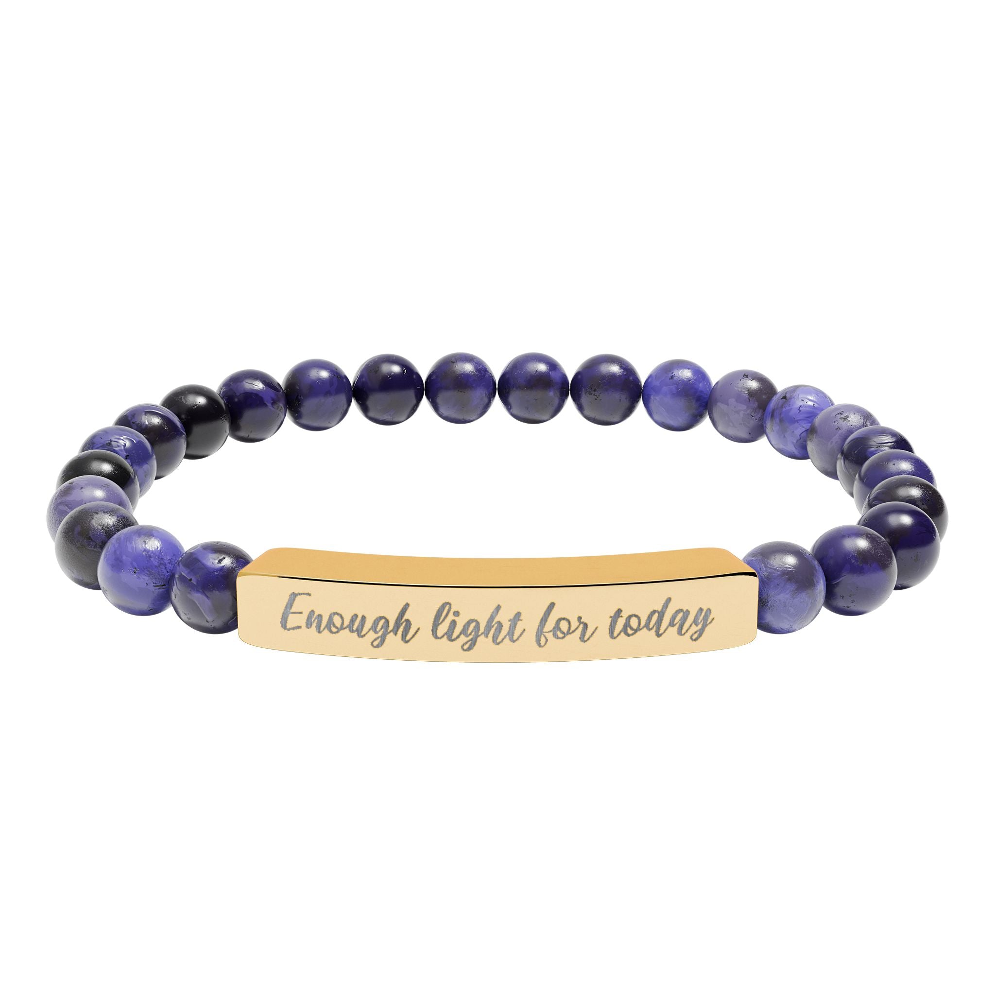 ENOUGH LIGHT FOR TODAY NATURAL STONE BRACELET