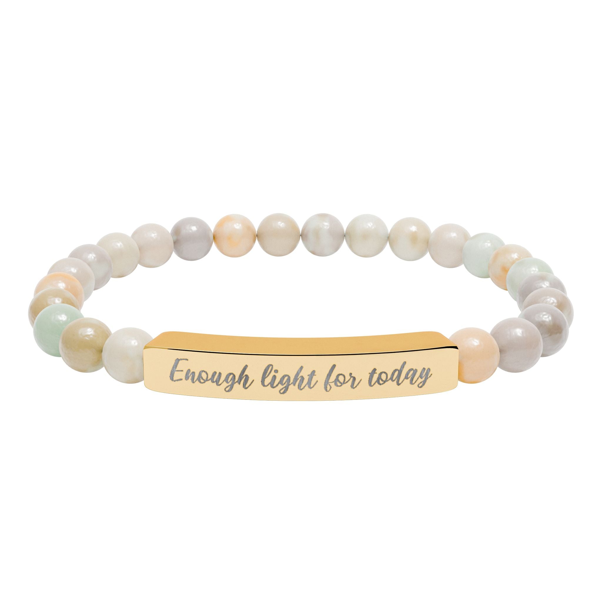 ENOUGH LIGHT FOR TODAY NATURAL STONE BRACELET