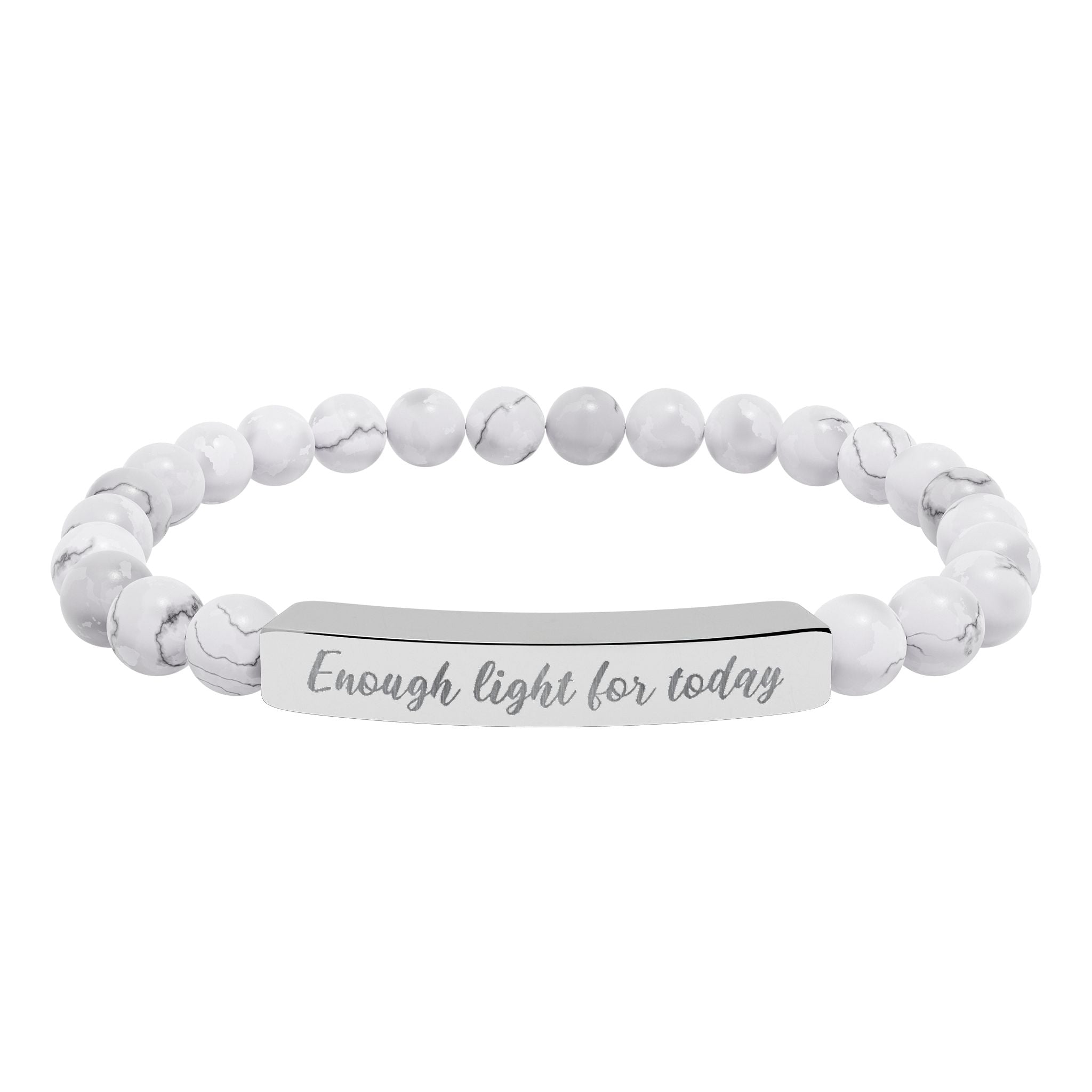 ENOUGH LIGHT FOR TODAY NATURAL STONE BRACELET