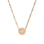 ENOUGH LIGHT FOR TODAY CIRCLE NECKLACE