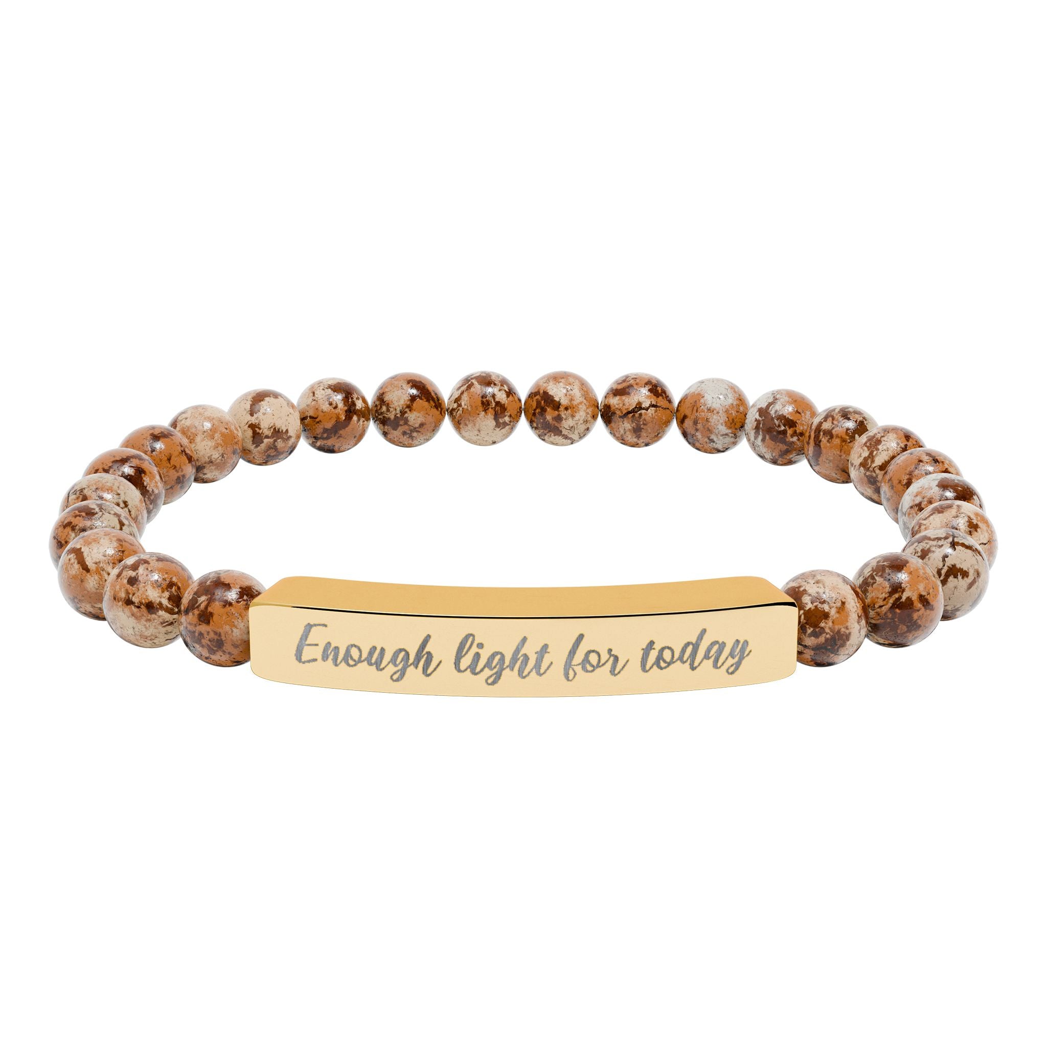 ENOUGH LIGHT FOR TODAY NATURAL STONE BRACELET