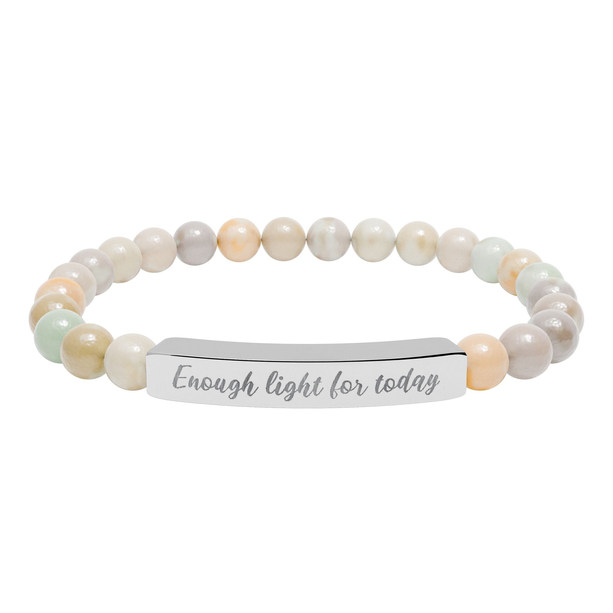 ENOUGH LIGHT FOR TODAY NATURAL STONE BRACELET
