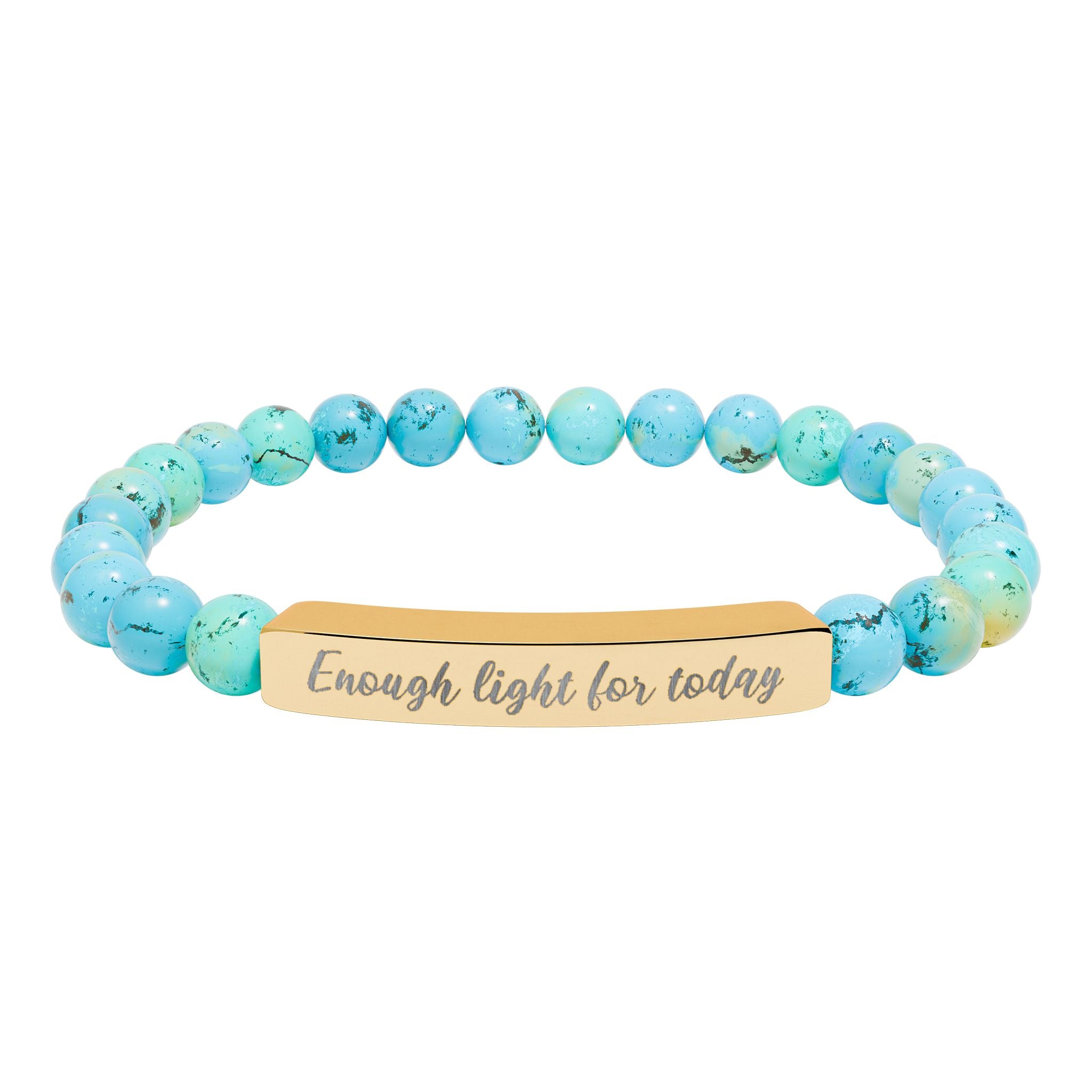 ENOUGH LIGHT FOR TODAY NATURAL STONE BRACELET