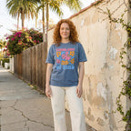 Eternal State of Mind Christian unisex t-shirt with colorful floral graphic front design