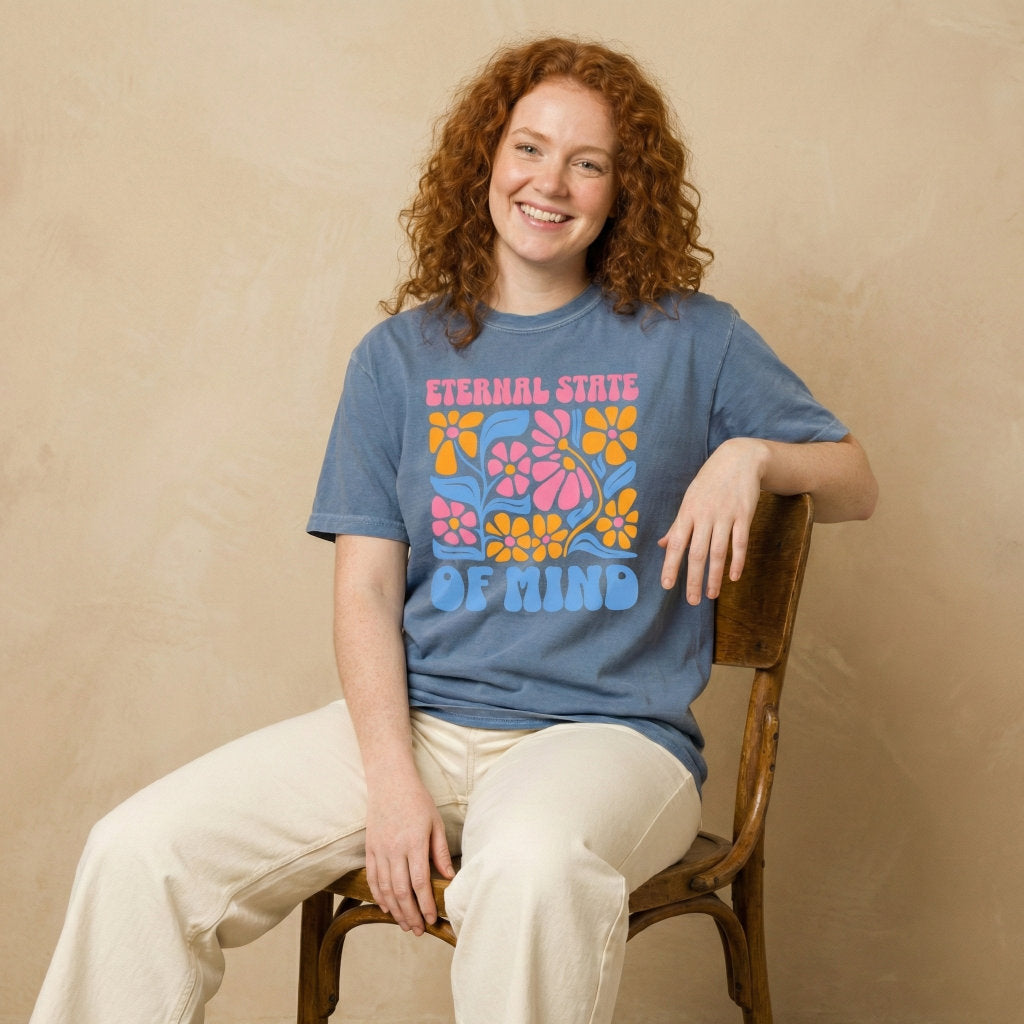 Eternal State of Mind biblical perspective graphic tee lifestyle mockup