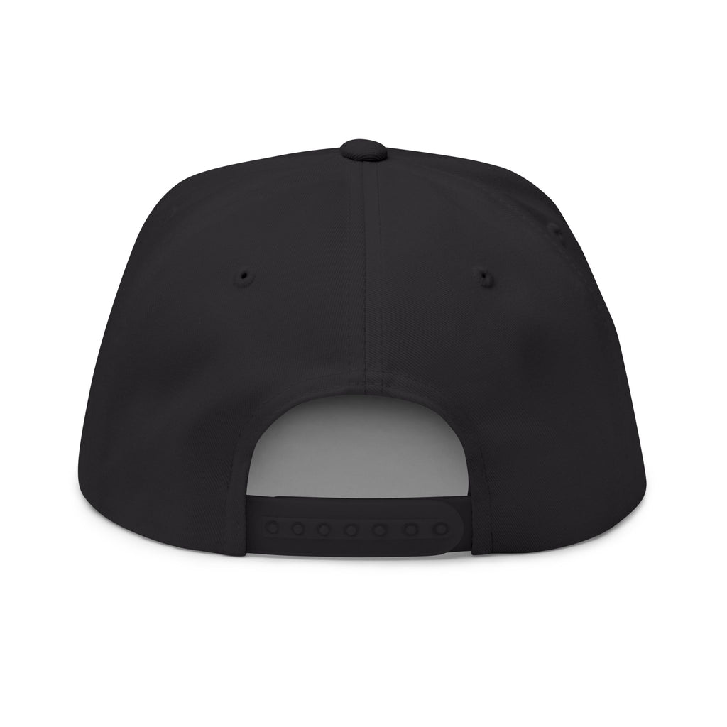 Black cap with a gray interior on a white background
